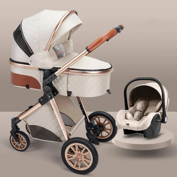 Compact Folding Baby Stroller