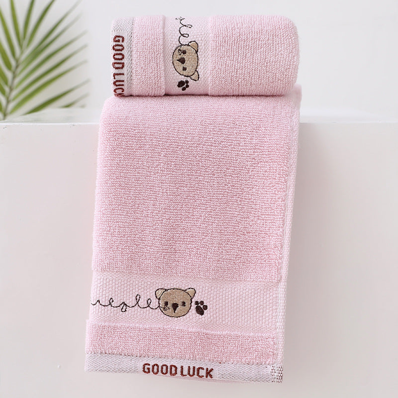 Soft Coral Velvet Baby Bath Towel