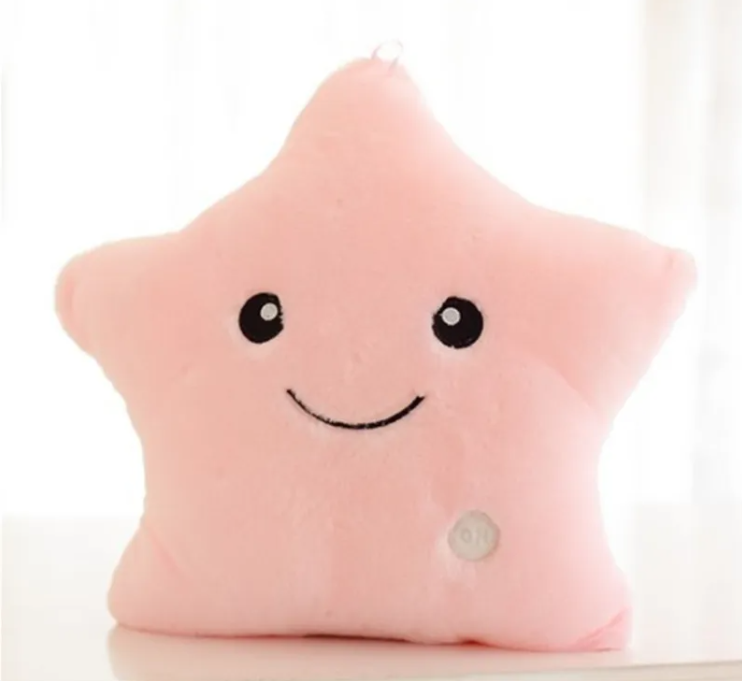 Luminous Star Plush Pillow