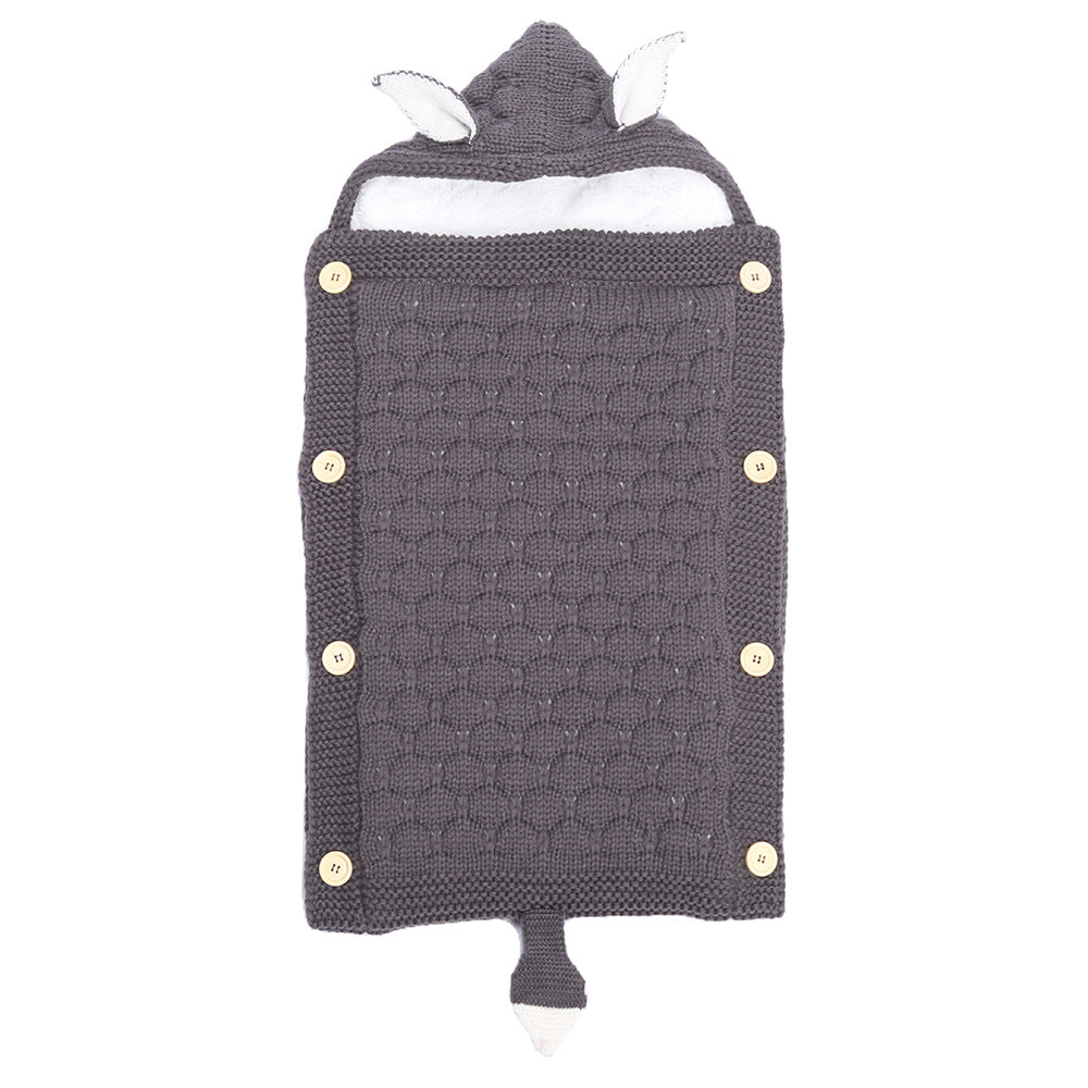 Knitted Baby Rabbit Ear Sleep Sack