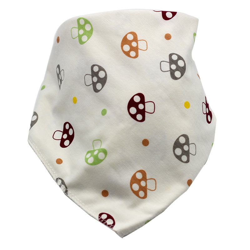 Cartoon Cotton Baby Bandana Bib