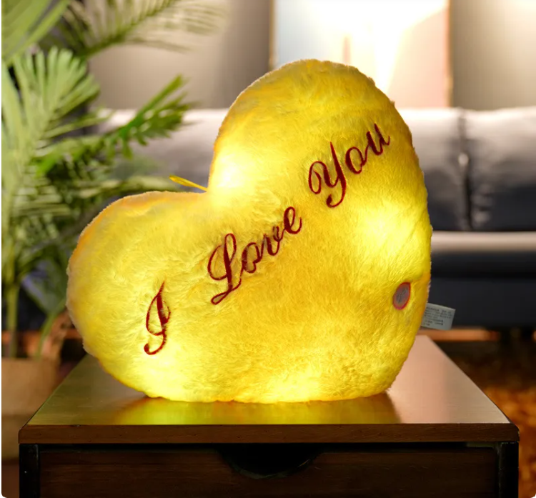 Luminous Star Plush Pillow