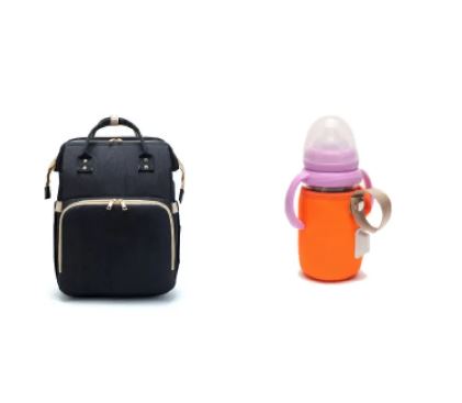 Convertible Baby Diaper Backpack with Changing Station