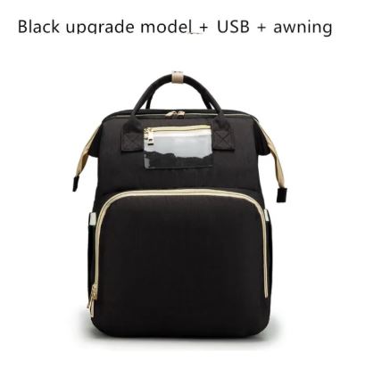 Convertible Baby Diaper Backpack with Changing Station