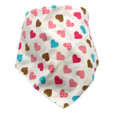 Cartoon Cotton Baby Bandana Bib