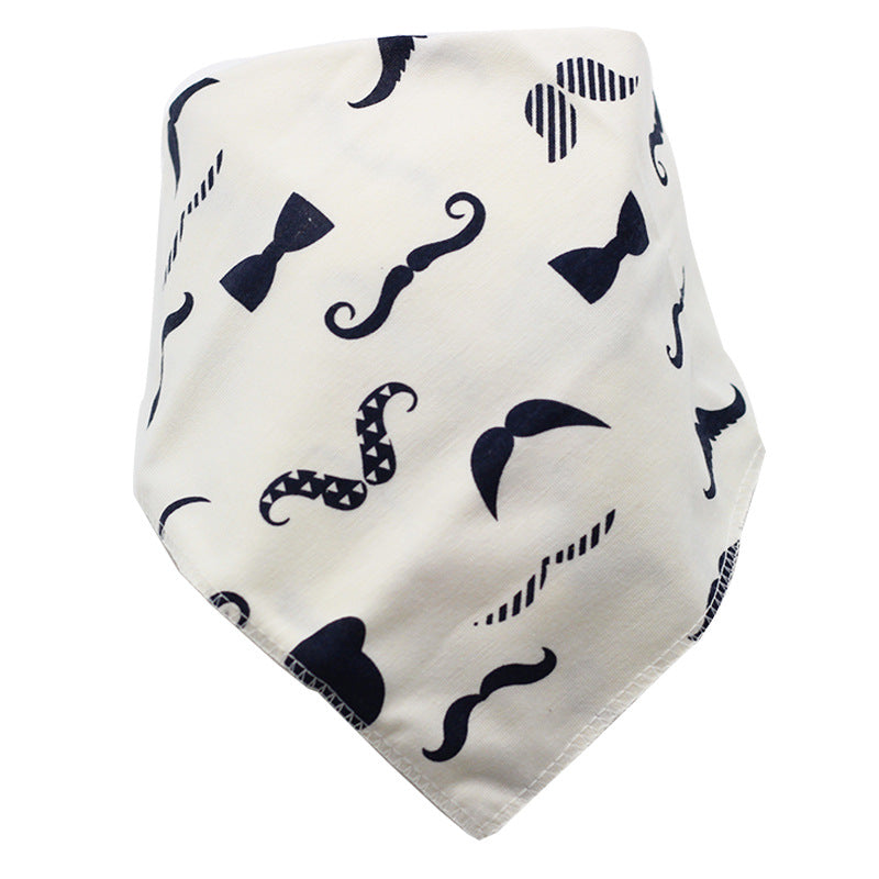Cartoon Cotton Baby Bandana Bib