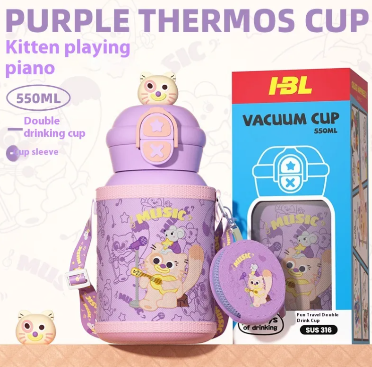 Cartoon Insulated Kids Tumbler