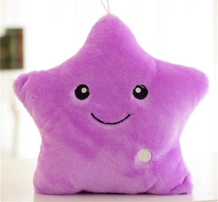 Luminous Star Plush Pillow