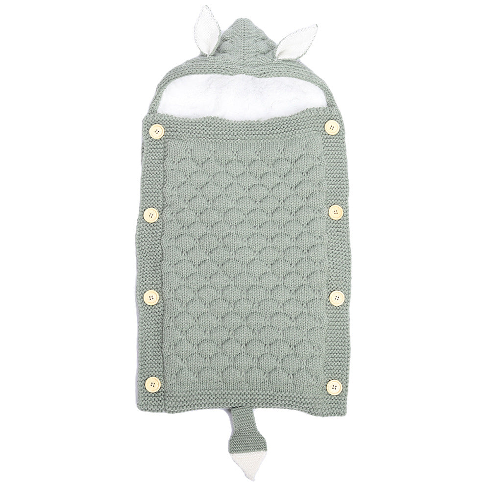 Knitted Baby Rabbit Ear Sleep Sack