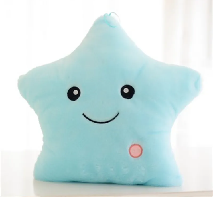 Luminous Star Plush Pillow