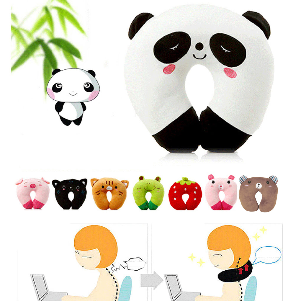 Animal U-Shaped Kids Travel Pillow