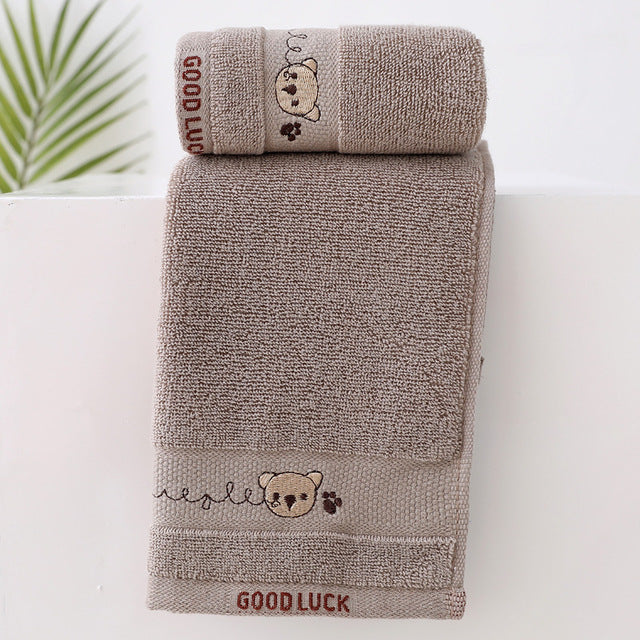 Soft Coral Velvet Baby Bath Towel