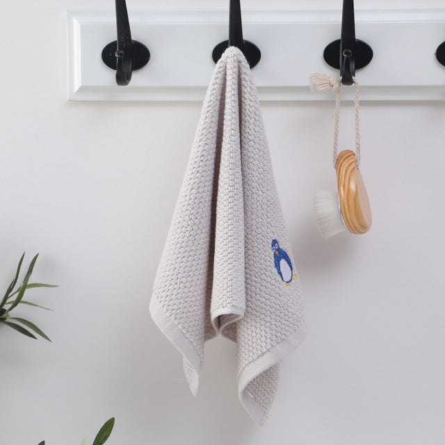 Soft Coral Velvet Baby Bath Towel