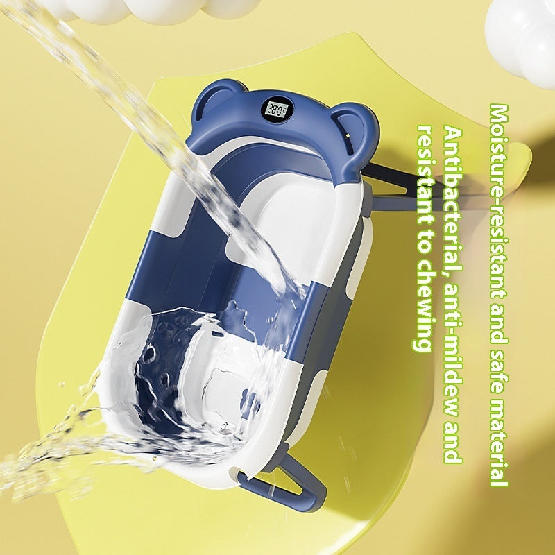 Temperature-Sensing Baby Bath Tub