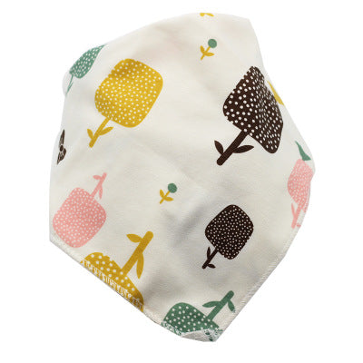 Cartoon Cotton Baby Bandana Bib