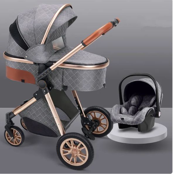 Compact Folding Baby Stroller