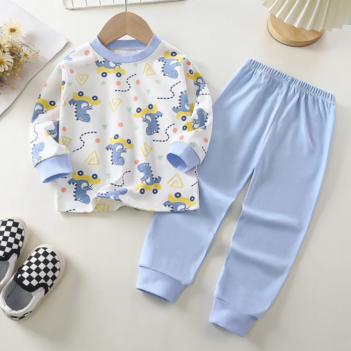Cotton Baby Long Johns Set
