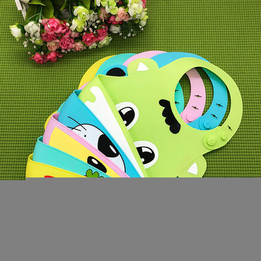 Adjustable Silicone Baby Bib with Food Pocket