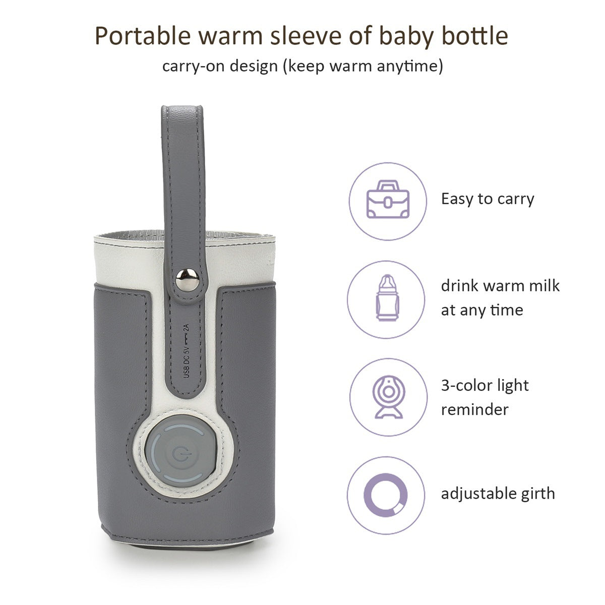 Portable Baby Bottle Warmer Bag