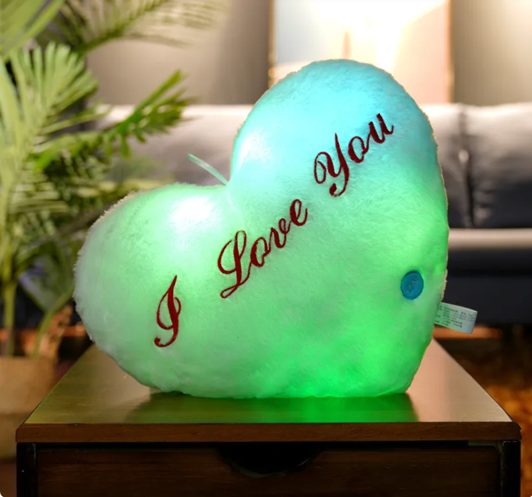 Luminous Star Plush Pillow