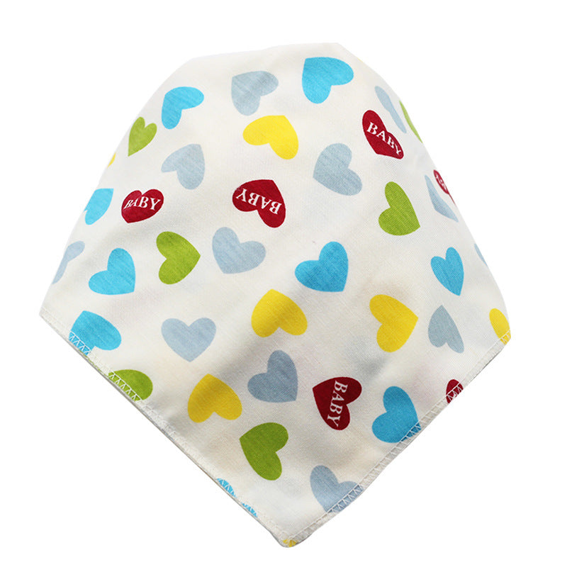 Cartoon Cotton Baby Bandana Bib