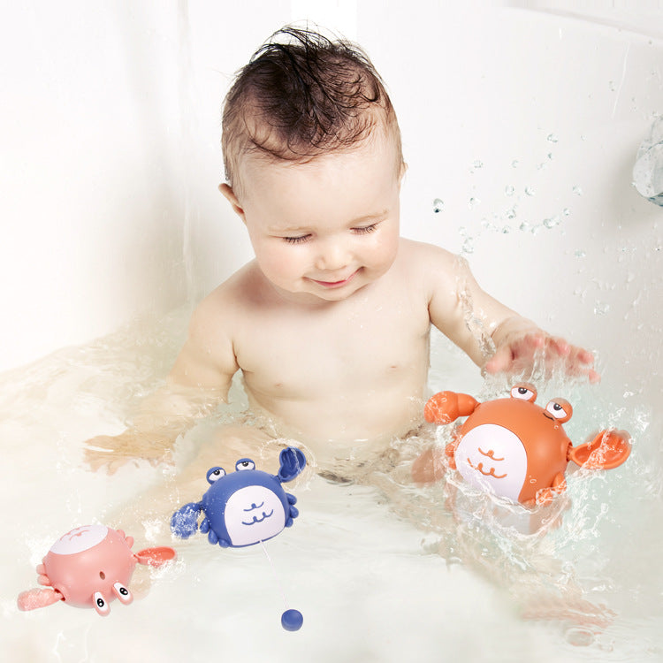 Pull-String Crab Bath Toy