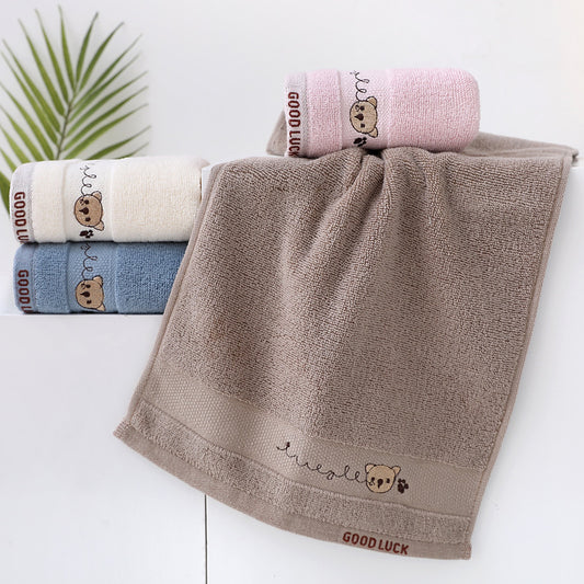 Soft Coral Velvet Baby Bath Towel