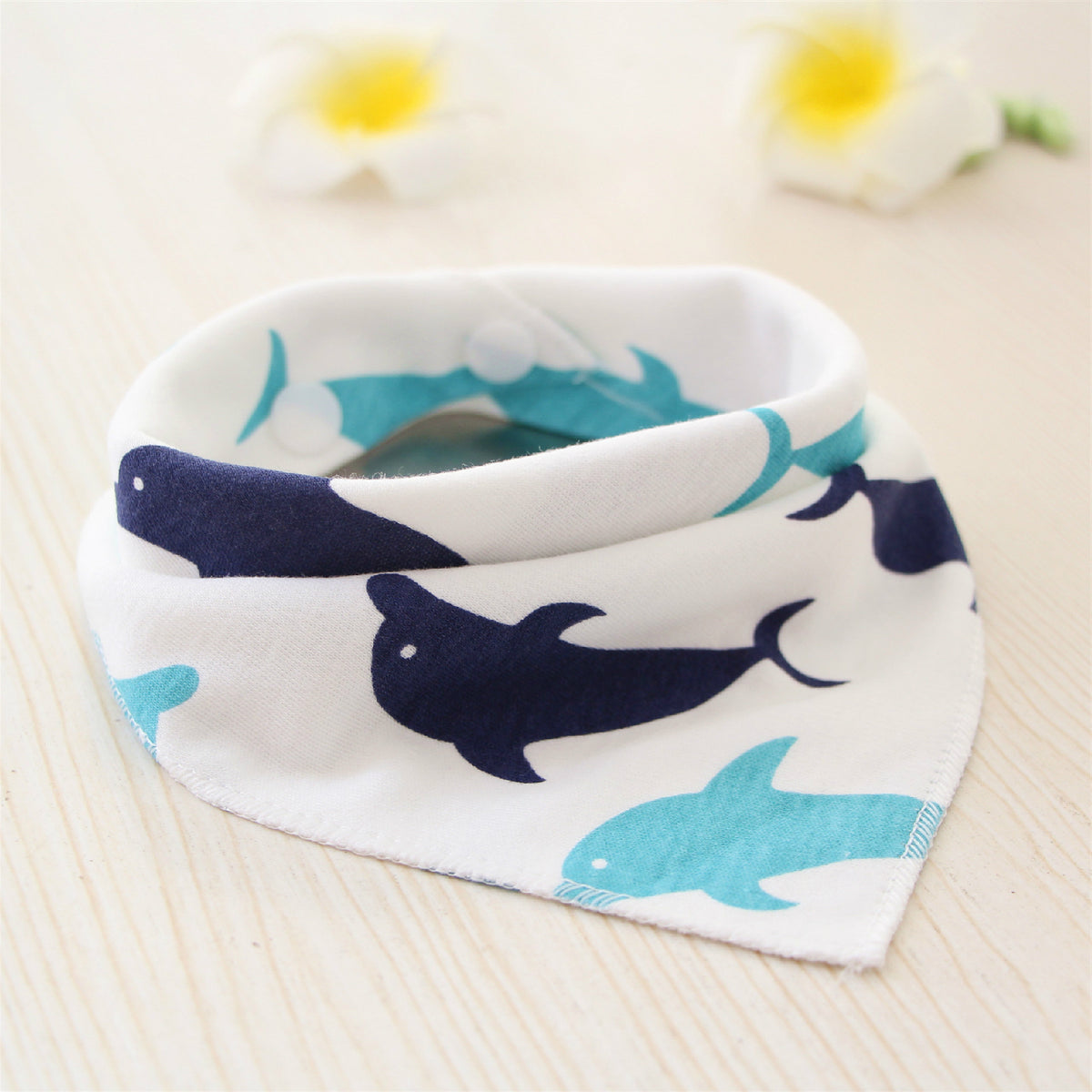 Cartoon Cotton Baby Bandana Bib