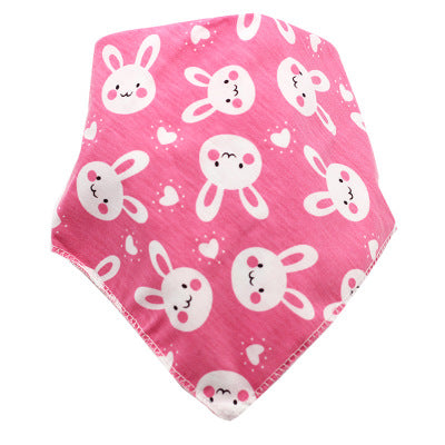 Cartoon Cotton Baby Bandana Bib