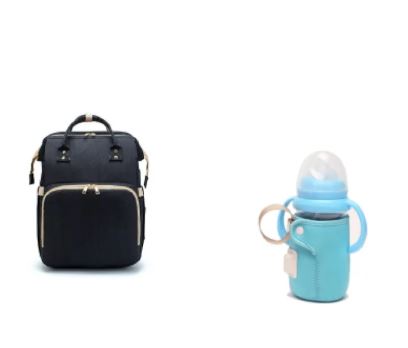 Convertible Baby Diaper Backpack with Changing Station