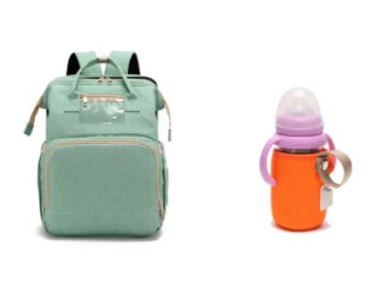 Convertible Baby Diaper Backpack with Changing Station