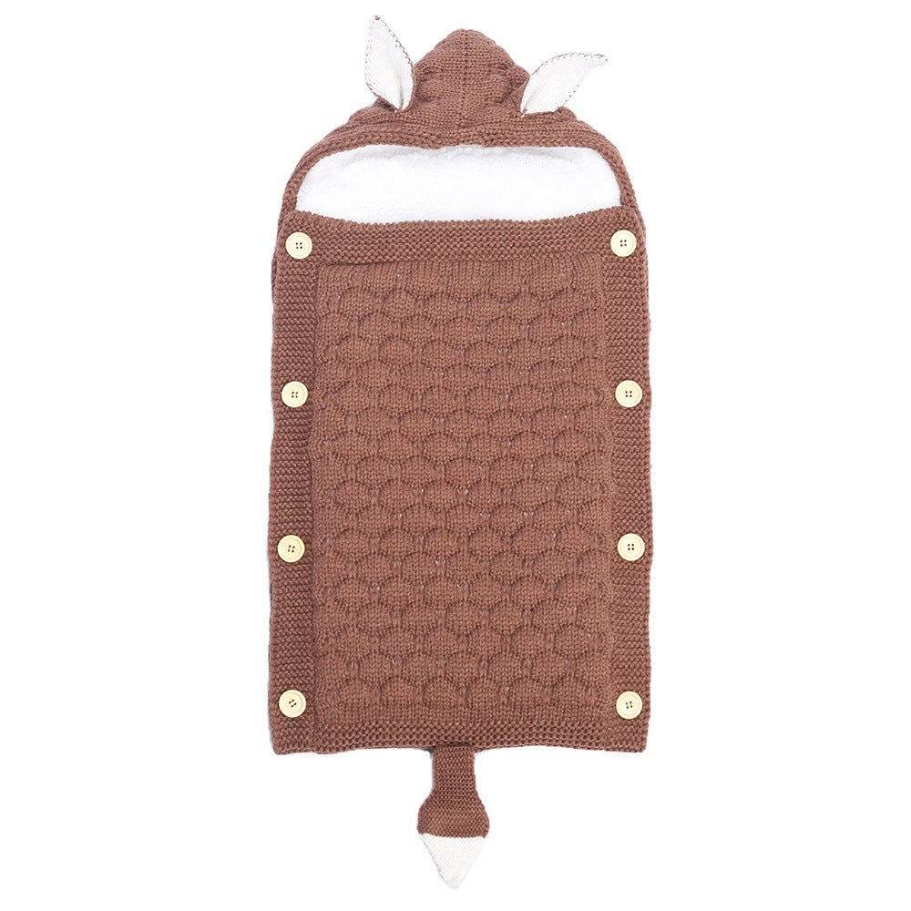 Knitted Baby Rabbit Ear Sleep Sack