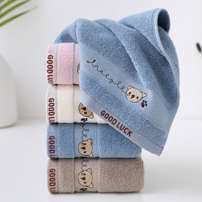 Soft Coral Velvet Baby Bath Towel