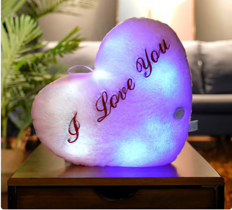 Luminous Star Plush Pillow