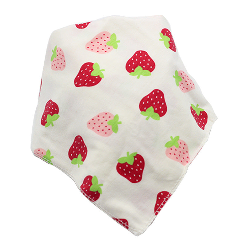 Cartoon Cotton Baby Bandana Bib
