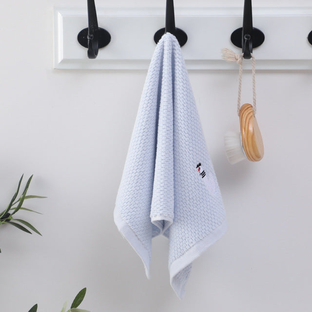 Soft Coral Velvet Baby Bath Towel