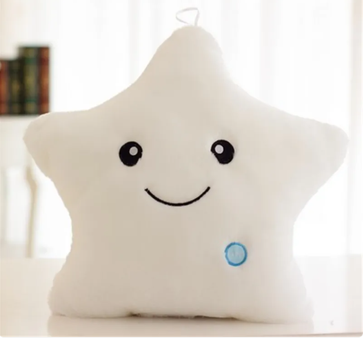 Luminous Star Plush Pillow